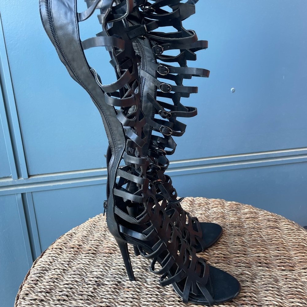 Gladiator Heeled Sandals